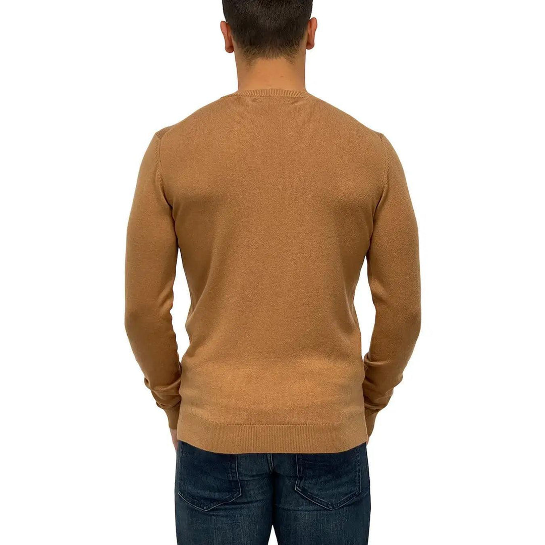 Markup Maglia ml, 390114, Scollo v Basic Soft Caschmere, Cammello, Bassiniboutique.it, 
