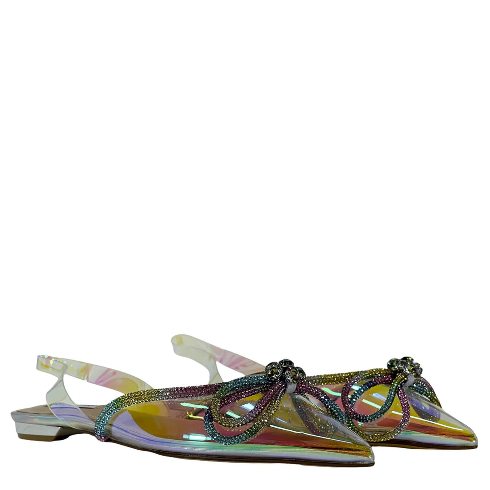 Steve Madden Sandalo, Justi, Tacco Basso Chanel Fiocco, Multicolor, Bassiniboutique.it, 2022 p/e