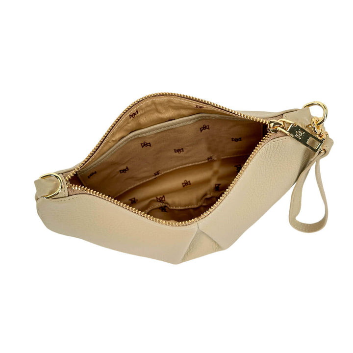 Cuoieria Fiorentina Emma Women's Bag, Shoulder Bag, Leather, Beige