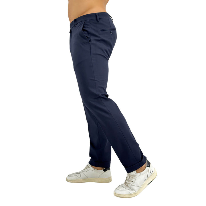 Moro, Pantaloni, Uomo, Cotone, Blu