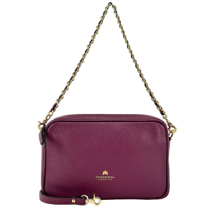 Cuoieria Fiorentina Women's Bag, Camera Bag, Leather, Bordeaux