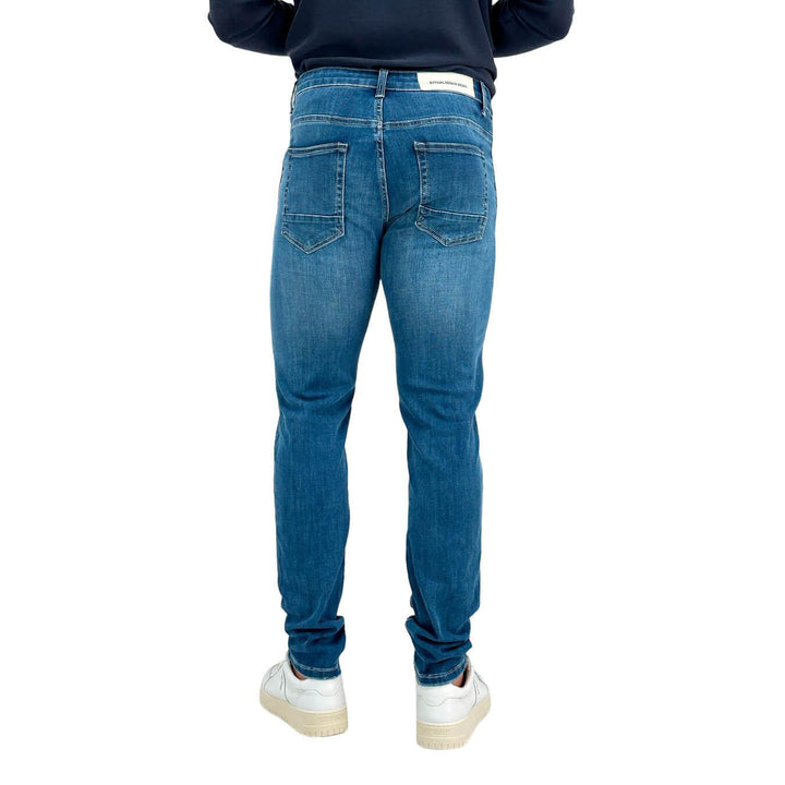 Rytual Pantaloni Uomo, Jeans, Denim, Chino, Cotone, Blu Medio - BassiniBoutique.it