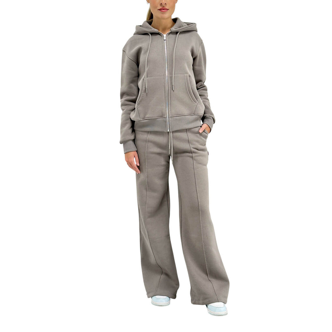 Superculture, Felpa Donna, Etta, Cotone, Grigio