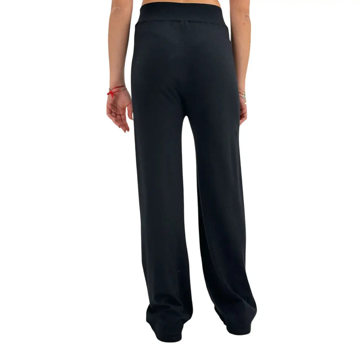 Koralline, Pantaloni, Donna, Tessuto Misto, Nero