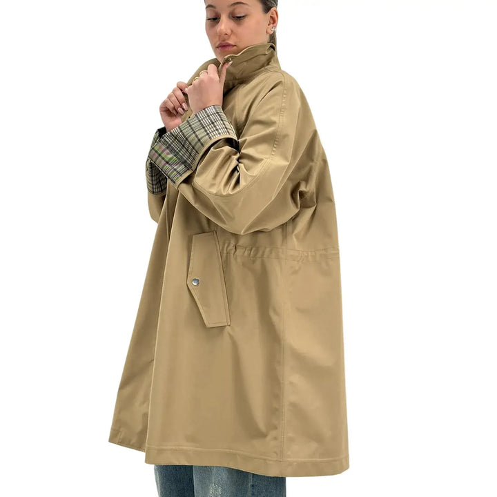 Oof Wear, Gabardina, Donna, Tessuto Misto, Beige