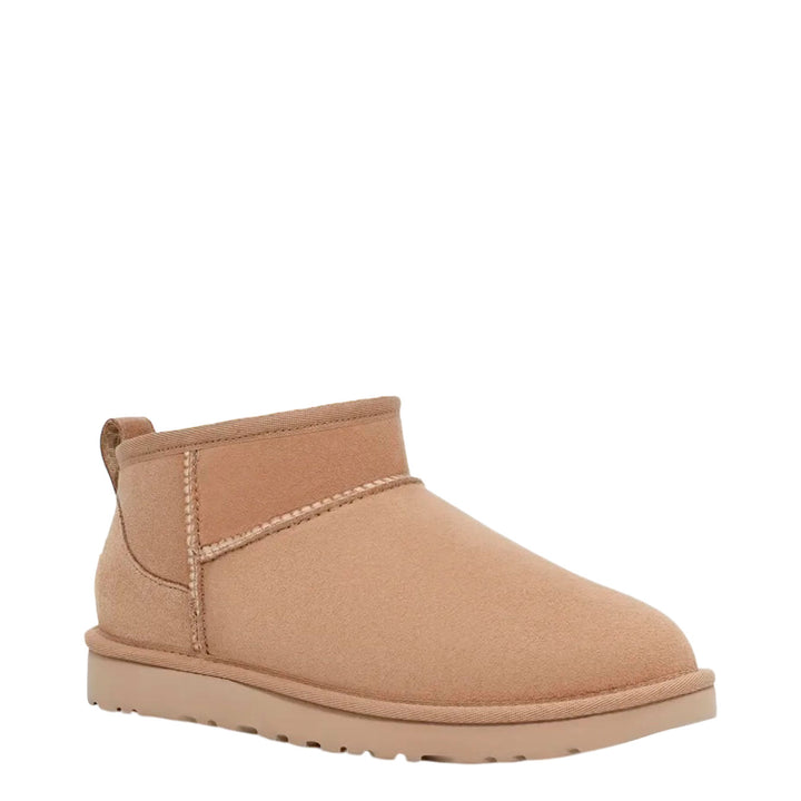 Ugg Women's Shoes, Classic Ultra Mini Boots, Suede, Sand