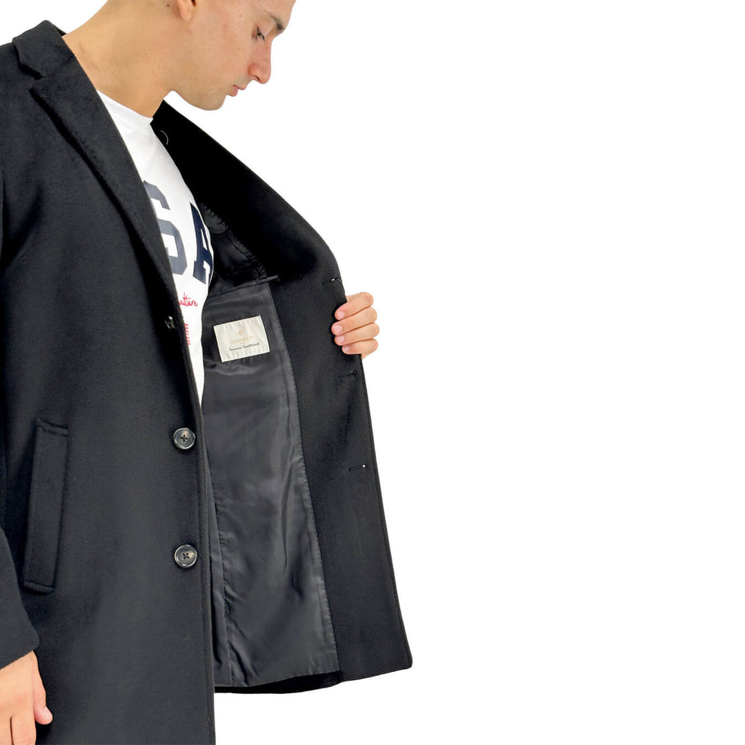 Markup, Cappotto, Uomo, Poliestere, Nero