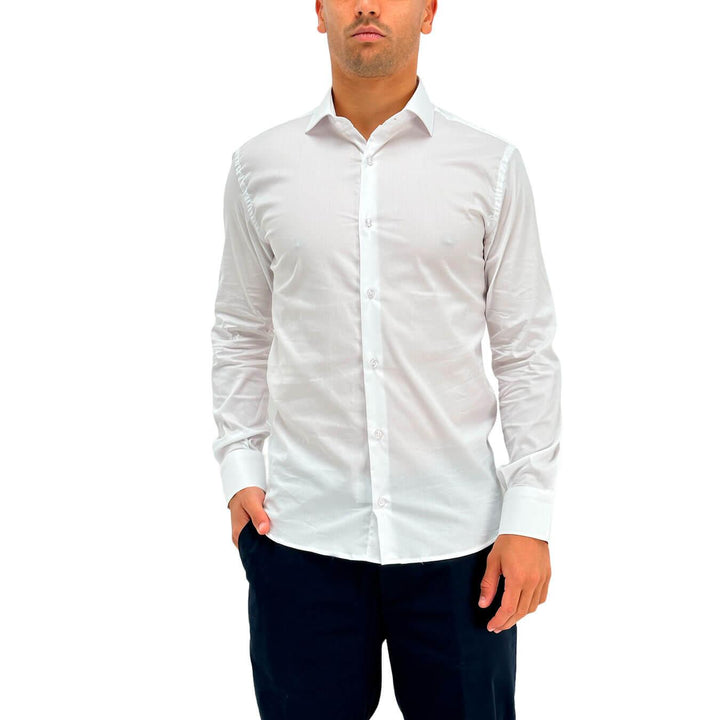 Edd Camicia Sinfonia Uomo, Basic, Colletto Classico, Tessuto Misto - BassiniBoutique.it