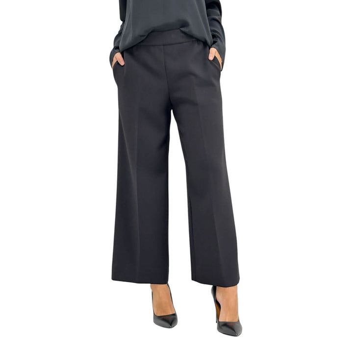 Ottod'Ame, Pantaloni, Donna, Sofia, Poliestere, Nero