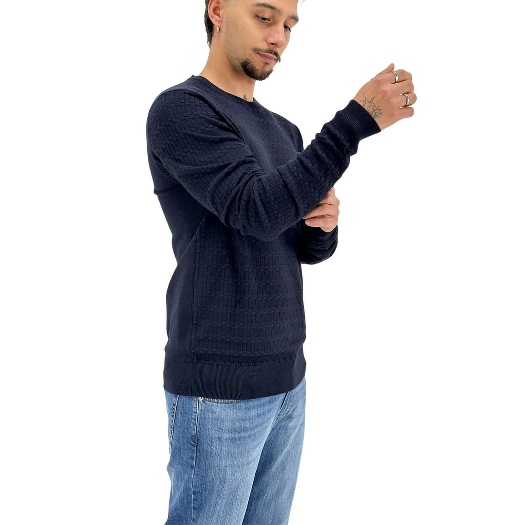 Markup, Maglia, Uomo, Viscosa, Blu