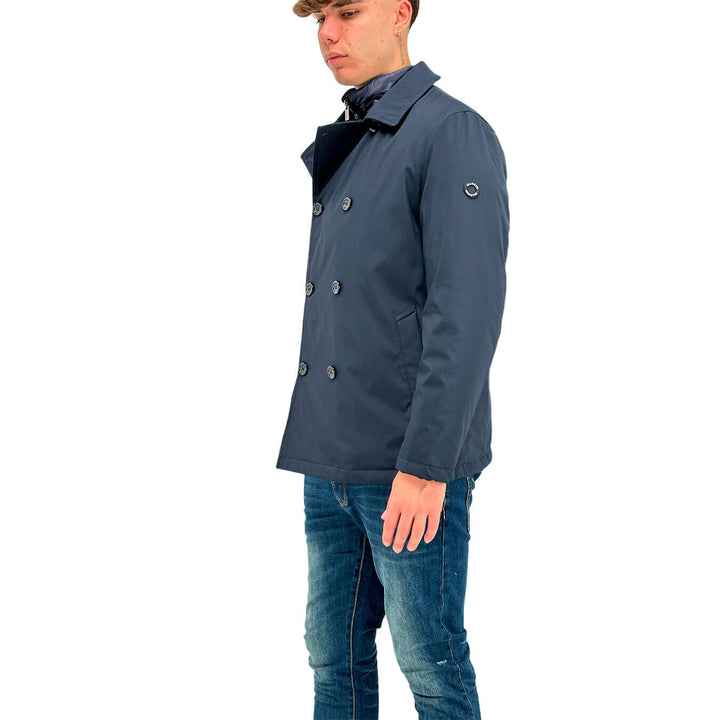 MarKup Giubbotto Uomo, Softshell, Pettorina, Impermeabile, Blu