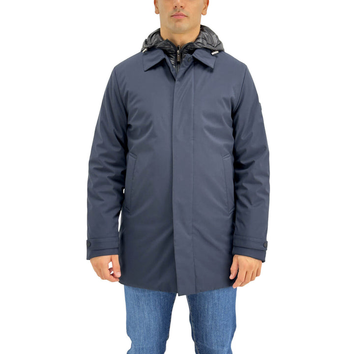 Markup, Cappotto, Uomo, Poliestere, Blu