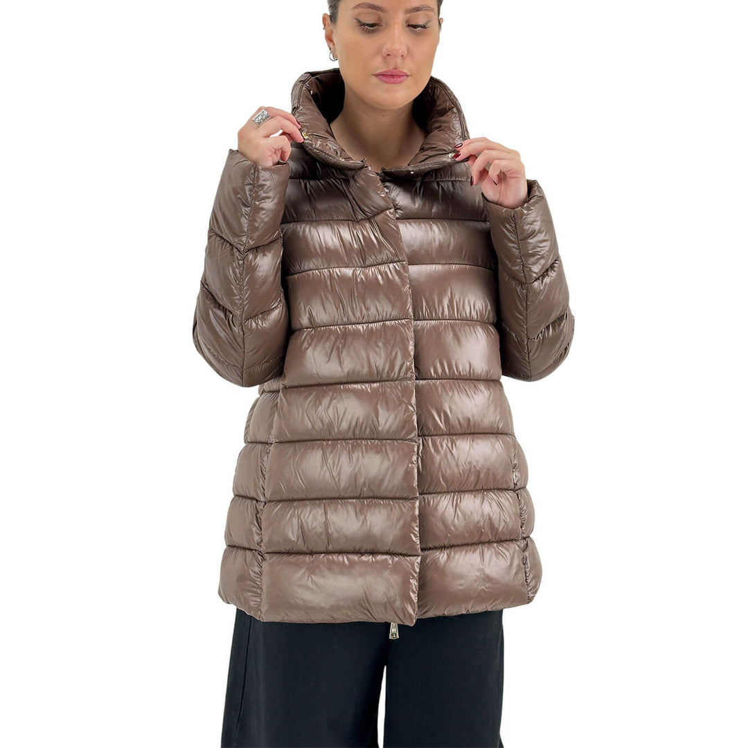 Markup, Piumino, Donna, Nylon, Marrone