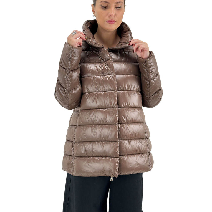 Markup, Piumino, Donna, Nylon, Marrone