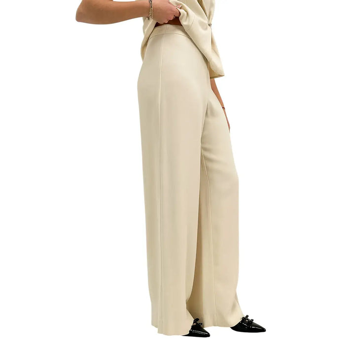 Ottod'Ame, Pantaloni, Donna, Tessuto Misto, Latte