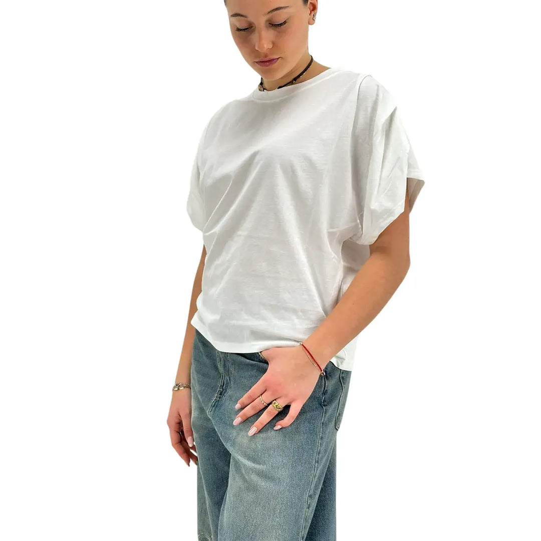 Kontatto, T-Shirt, Donna, Cotone, Bianco