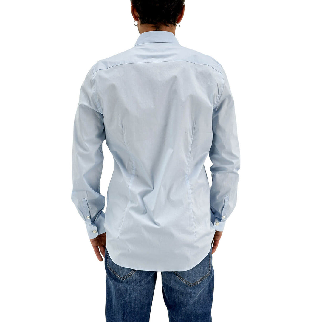 Markup, Camicia, Uomo, Cotone, Celeste