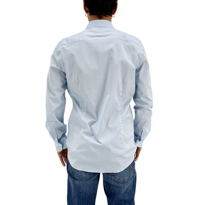 Markup, Camicia, Uomo, Cotone, Celeste