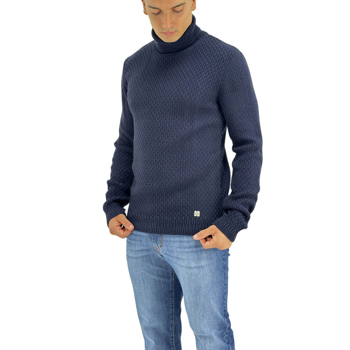 BL.11, Maglia, Uomo, Acrilico, Blu