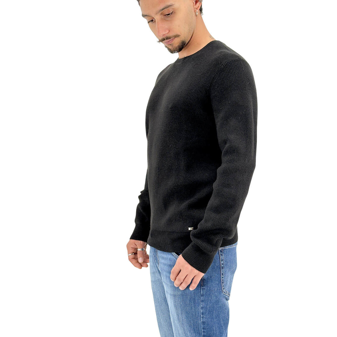 Markup, Maglia, Uomo, Tessuto Misto, Nero