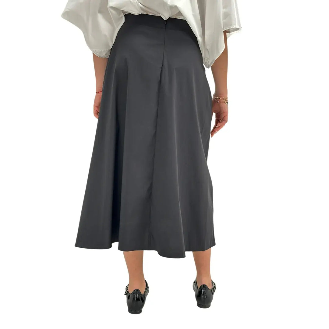 Meimeij, Gonna, Donna, Drappeggiata, Nero