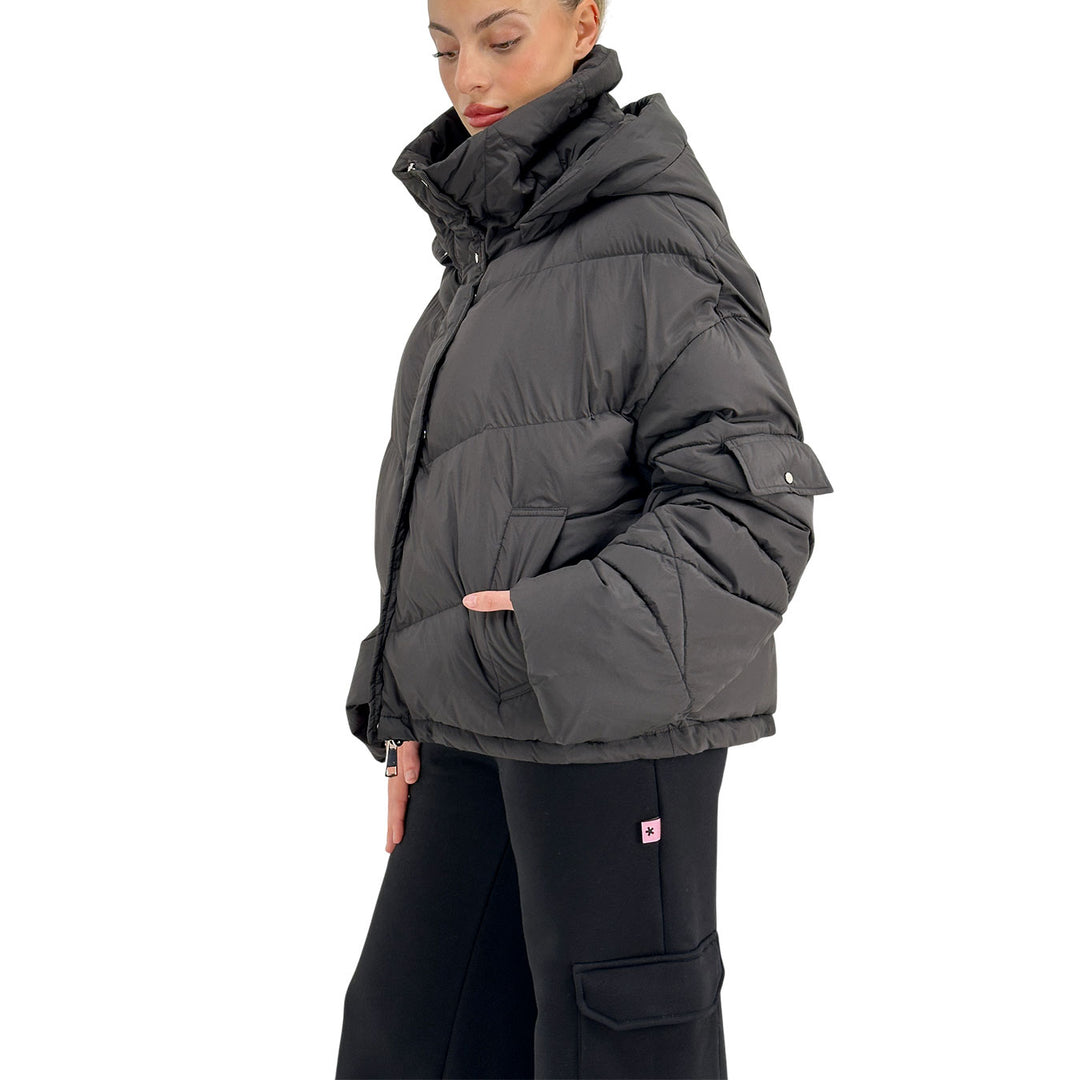 Oof Wear, Piumino, Donna, Nylon, Nero