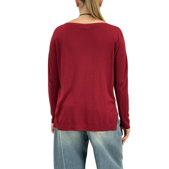 Kontatto, Maglia, Donna, Tessuto Misto, Rosso