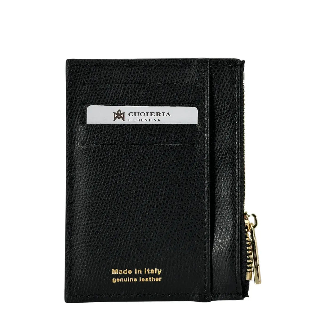 Cuoieria Fiorentina, Portacarte, Uomo, Pelle, Nero