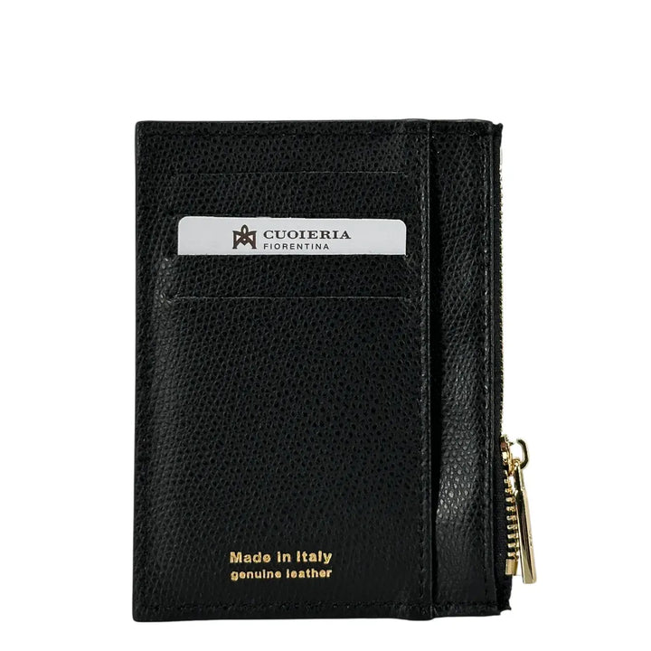 Cuoieria Fiorentina, Portacarte, Uomo, Pelle, Nero