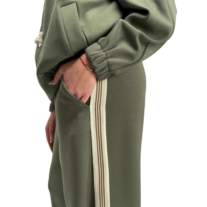 Kontatto, Pantaloni, Donna, Tessuto Misto, Verde