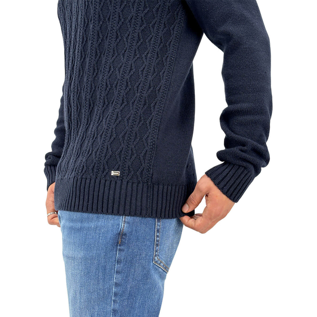 Markup, Maglia, Uomo, Tessuto Misto, Blu