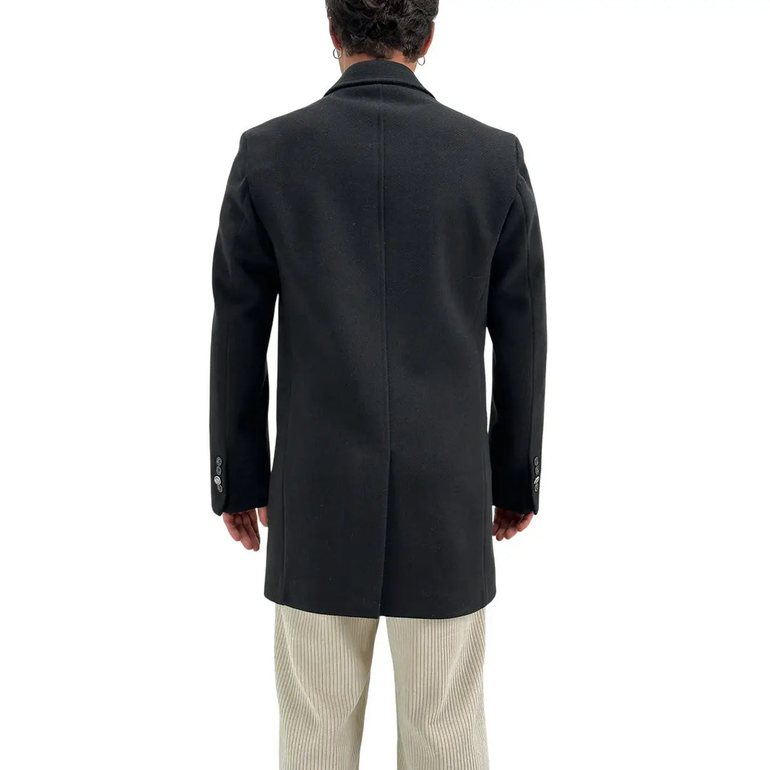BL.11 Block Eleven, Cappotto, Monopetto, Tre Bottoni, Nero