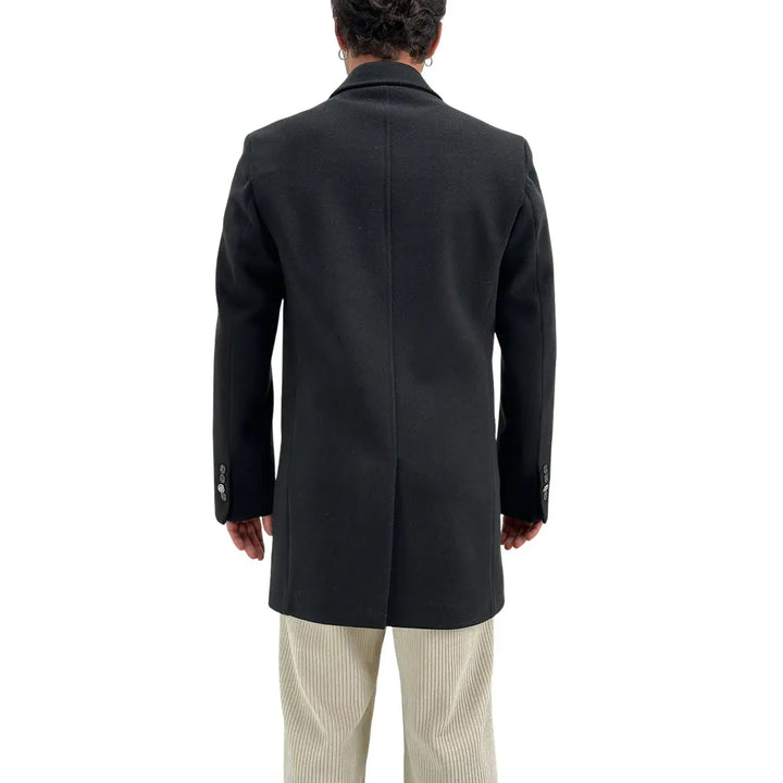 BL.11 Block Eleven, Cappotto, Monopetto, Tre Bottoni, Nero