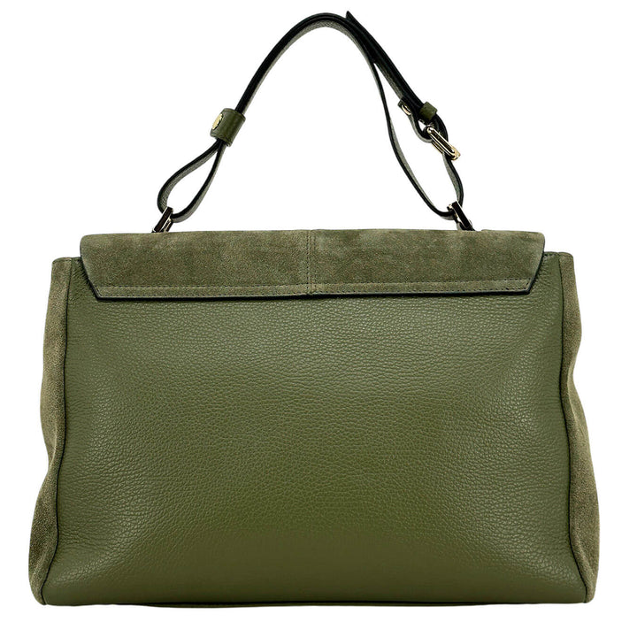 Avenue67 Roxanne Borsa Donna, Shoulder bag, Camoscio, Verde