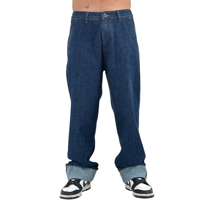 Rytual, Jeans, Over, Uomo, Cotone, Blu