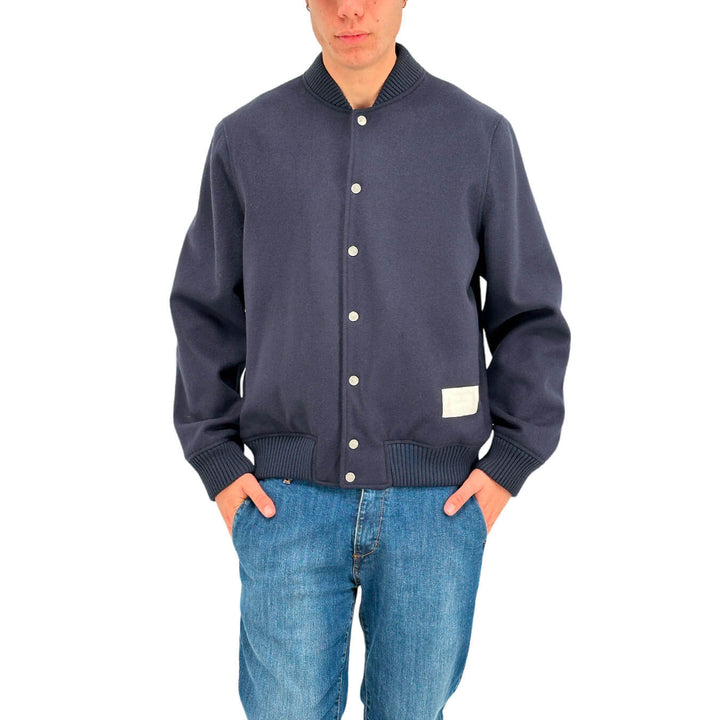 I'm Brian Men's Jacket, Bomber, Technical Fabric, Blue