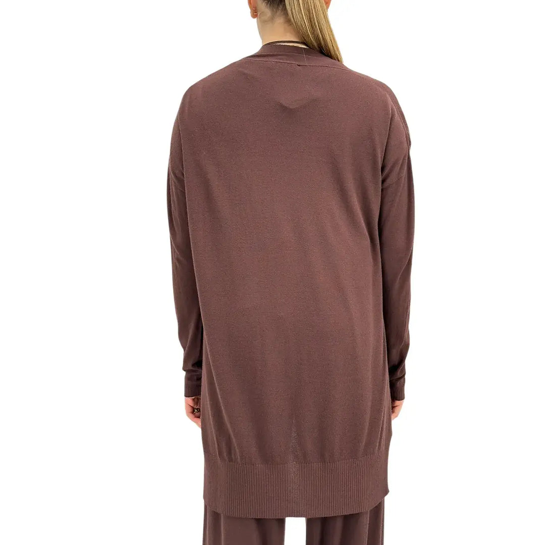 Kontatto, Cardigan , Donna, Tessuto Misto, Marrone