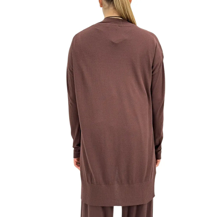 Kontatto, Cardigan , Donna, Tessuto Misto, Marrone