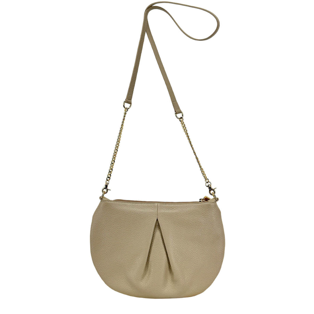 Cuoieria Fiorentina Emma Women's Bag, Shoulder Bag, Leather, Beige