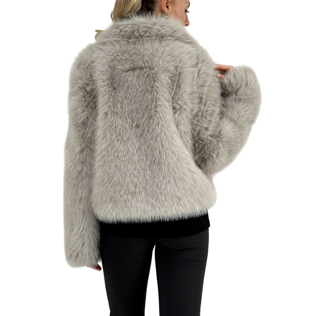 Relish, Ecopelliccia, Donna, Poliestere, Grigio