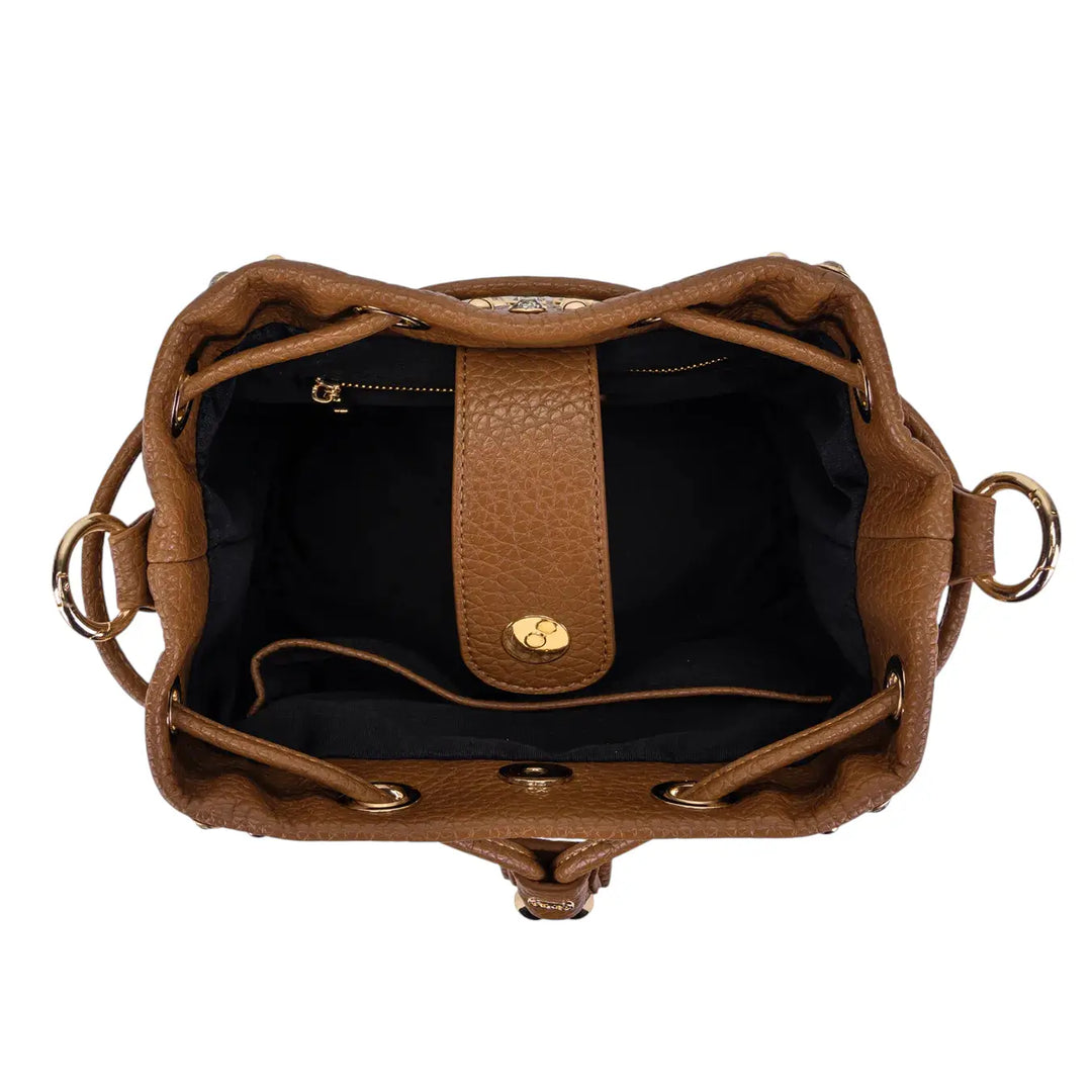 La Carrie, Secchiello, Donna, Ecopelle, Marrone