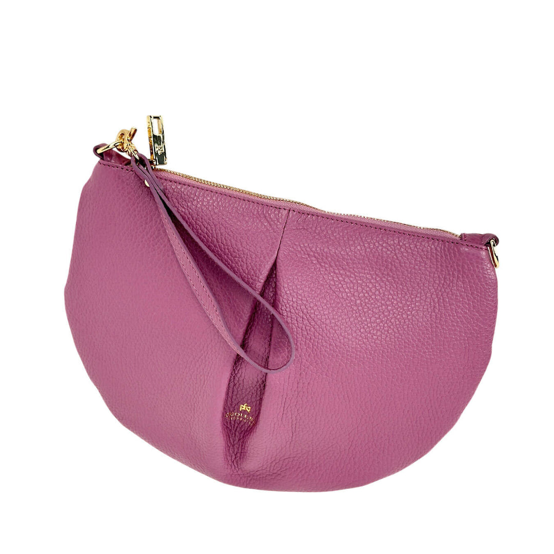 Cuoieria Fiorentina Emma Borsa Donna, Pouch Tracolla, Pelle, Rosa