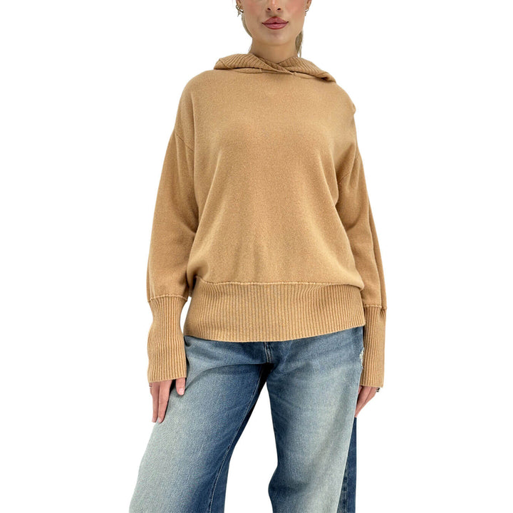 Relish, Maglia, Donna, Lana, Beige
