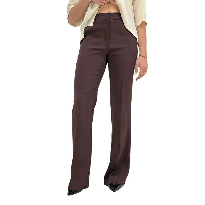 Ottod'Ame, Pantaloni, Donna, Tessuto Misto, Marrone