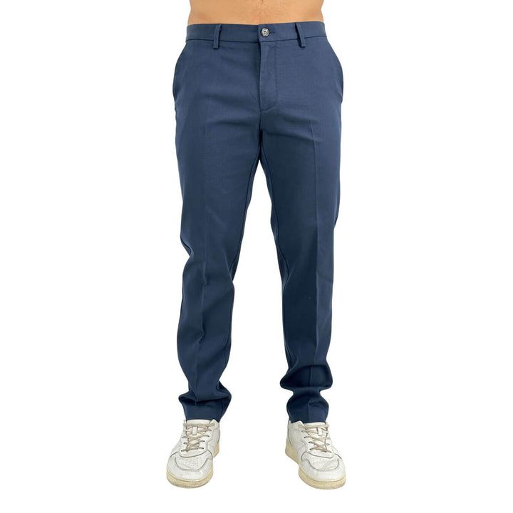 Markup, Pantaloni, Uomo, Regular, Cotone, Blu