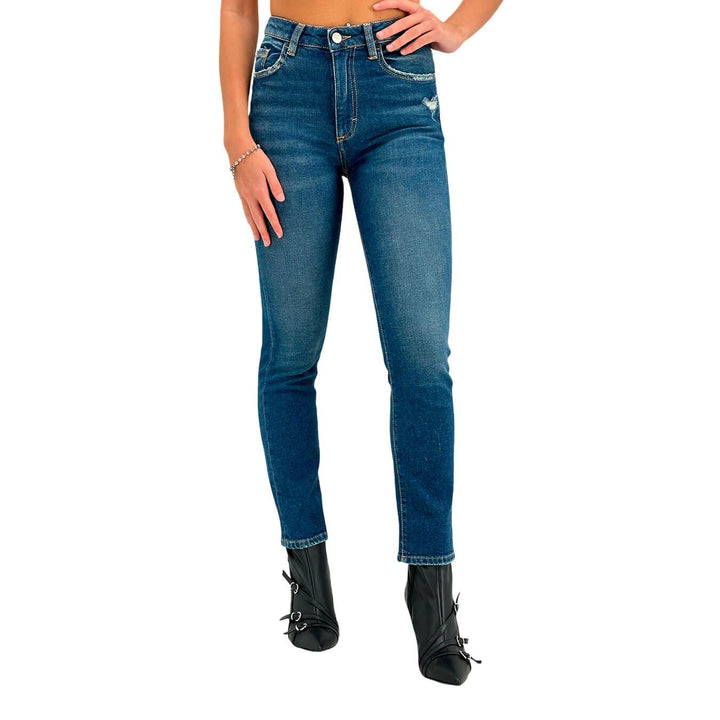 Icon Denim Nana Pantaloni Donna, Jeans, Skinny, Cotone, Blu