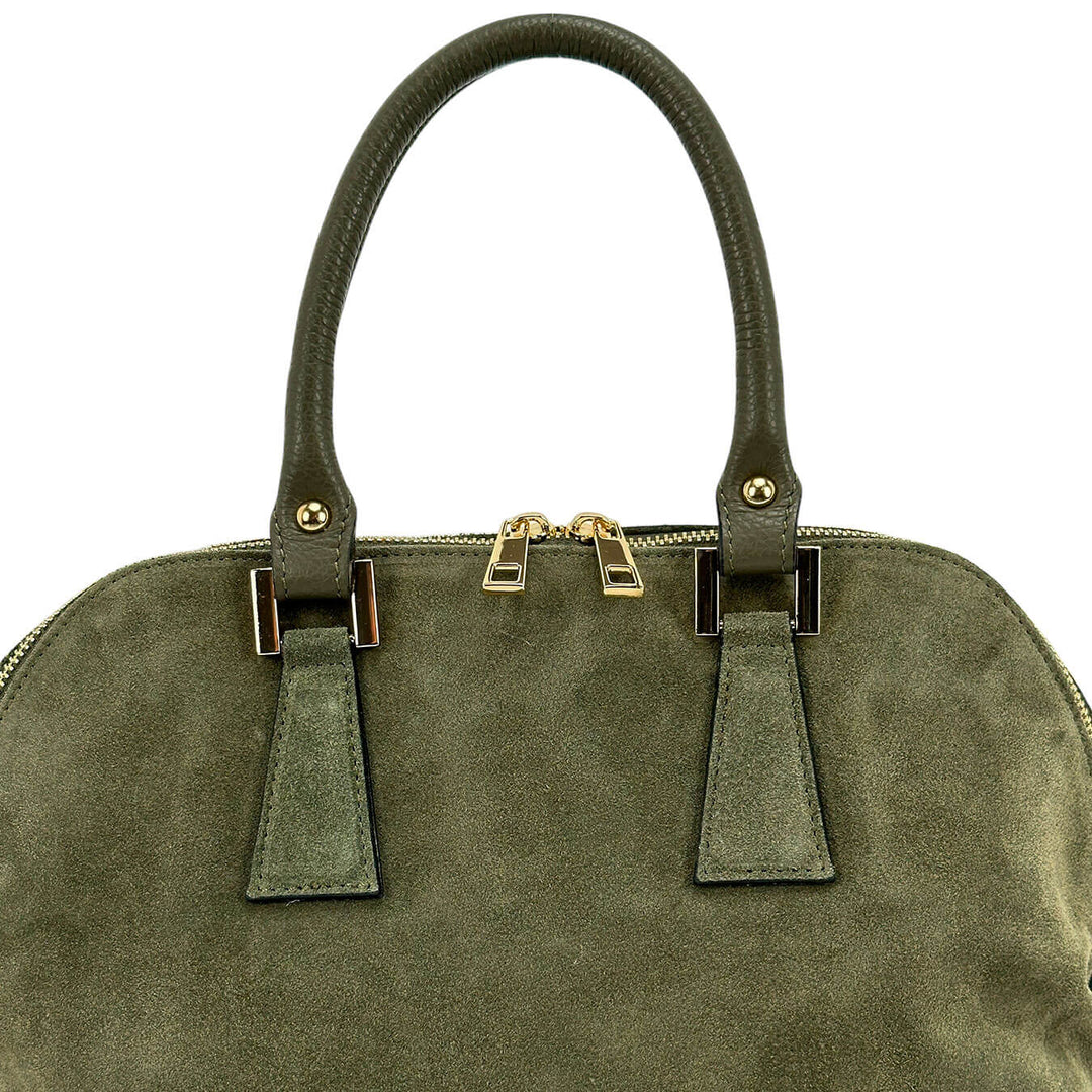 Avenue67 Fandango XS Women's Handbag, Suede, Green