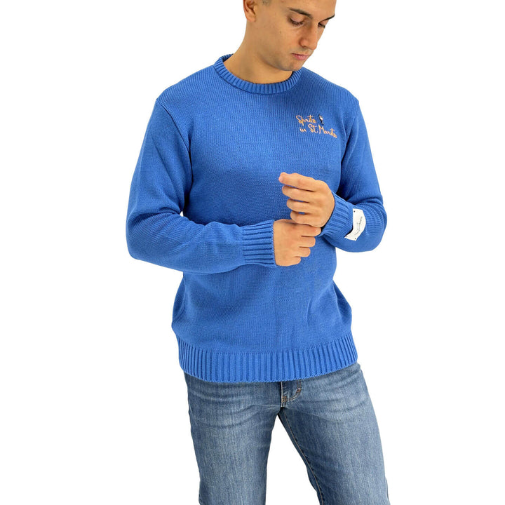 Superculture, Maglia, Uomo, Acrilico, Turchese