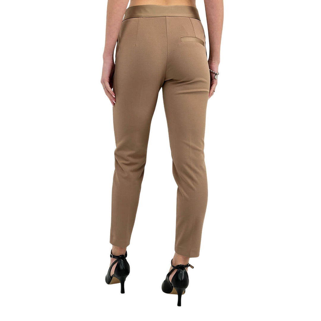 Imperial Pantaloni Donna, Modello Classico, Tessuto Misto, Beige