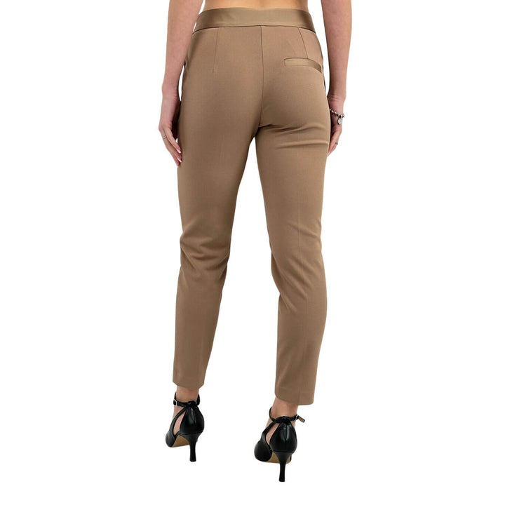 Imperial Pantaloni Donna, Modello Classico, Tessuto Misto, Beige